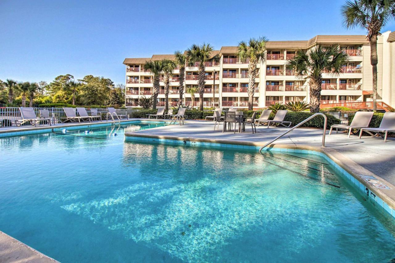 Hilton Head Beach Condo With Resort-Style Pool! Hilton Head Island Bagian luar foto